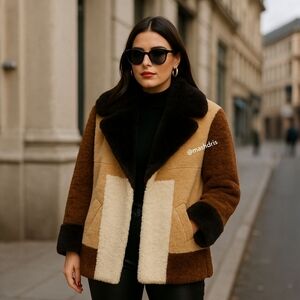 NWT A.L.C. Stefan Plush Teddy Sherpa Relaxed Coat - Mob Wife 70s Avant Garde XL